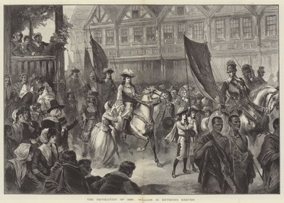 The Revolution of 1688, William III Entering Exeter by English School